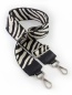 Preview: Taschengurt / Taschenriemen Zebra Muster